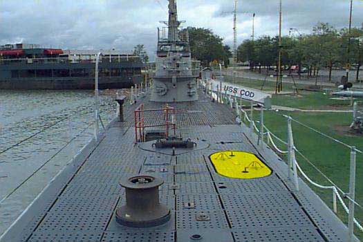 Looking Aft along Forward Deck