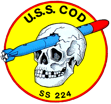 U.S.S. COD Battle Emblem designed by 
crew in 1943